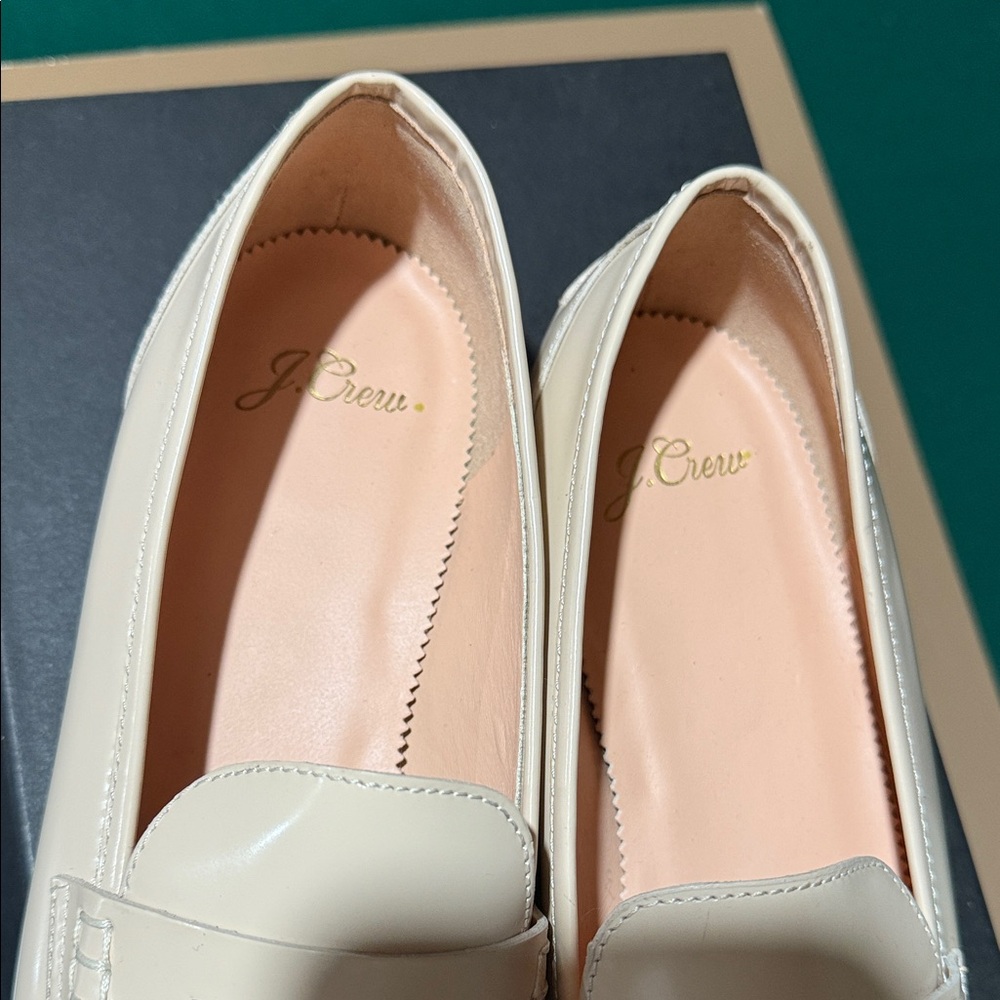 J. Crew Cream Women's Loafers - Picture 2 of 7